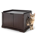 Cat Litter Box Enclosure with Double Doors for Large Cat and Kitty by LJGDeals