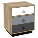 Nightstand with Drawer and Storage Cabinet Wooden Sofa Side Table End Table by LJGDeals
