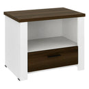 Accent Nightstand with Drawer and Open Shelf by LJGDeals
