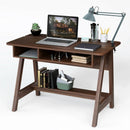 Mid Century Writing Desk with Storage Cubes and Hidden Compartment by LJGDeals