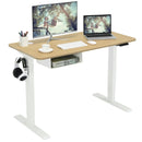 48-Inch Electric Standing Adjustable Desk with Control Panel and USB Port-Natural by LJGDeals
