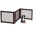 24 Inch Configurable Folding 3 Panel Wood Dog Fence by LJGDeals