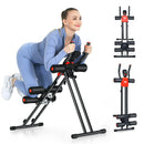 Foldable Adjustable Core Abdominal Trainer with 3 Adjustable Resistance and LCD Display by LJGDeals