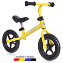 Kids No Pedal Balance Bike with Adjustable Handlebar and Seat-Yellow by LJGDeals