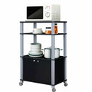 Microwave Rack Stand Rolling Storage Cart by LJGDeals