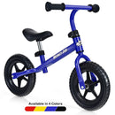 Kids No Pedal Balance Bike with Adjustable Handlebar and Seat-Blue by LJGDeals