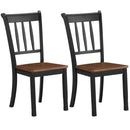 2 Pieces Solid Whitesburg Spindle Back Wood Dining Chairs by LJGDeals