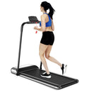 Ultra-thin Electric Folding Motorized Treadmill with LCD Monitor Low Noise by LJGDeals