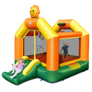 Kids Inflatable Bounce Jumping Castle House with Slide without Blower by LJGDeals