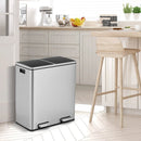 16 Gallon Dual Step Trash Can by LJGDeals