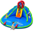 Inflatable Waterslide Bounce House with Upgraded Handrail without Blower by LJGDeals
