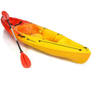 Single Sit-on-Top Kayak with Detachable Aluminum Paddle-Yellow by LJGDeals