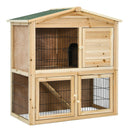 35 Inch Wooden Chicken Coop with Ramp by LJGDeals