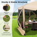 11.5 X 11.5 FT Pop-up Screen House Tent with Portable Carrying Bag by LJGDeals