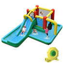 Inflatable Water Slide Climbing Bounce House with Tunnel and 735W Blower by LJGDeals