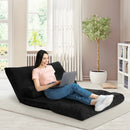 6-Position Adjustable Sleeper Lounge Couch with 2 Pillows by LJGDeals