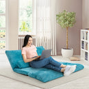 6-Position Adjustable Sleeper Lounge Couch with 2 Pillows by LJGDeals
