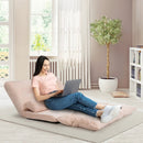 6-Position Adjustable Sleeper Lounge Couch with 2 Pillows by LJGDeals