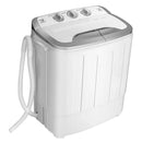 8 lbs Portable Mini Twin Tub Spinner Semi-Automatic Washing Machine by LJGDeals