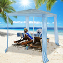 6.6 x 6.6 Feet Foldable and Easy-Setup Beach Canopy With Carry Bag by LJGDeals