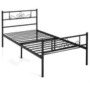 Twin/Full/Queen Size Metal Bed Frame with Headboard and Footboard by DirectDeals