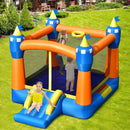 Kids Inflatable Bounce House Magic Castle with Large Jumping Area without Blower by LJGDeals