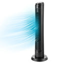40 Inch Tower Fan with Remote 75Àö Oscillating Fan with 3 Wind Modes and 4 Wind Speeds-Black by LJGDeals