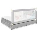 69 Inch Toddlers Vertical Lifting Baby Bedrail Guard with Lock by LJGDeals