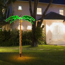 5 Feet LED Pre-lit Palm Tree Decor with Light Rope by LJGDeals
