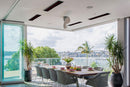 Bromic Heaters Platinum Marine Smart-Heat 3400 Watt Radiant Infrared Outdoor Electric Heater | Black | 208V