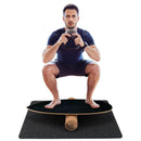 Balance Board Trainer for Core Strength-Black by LJGDeals