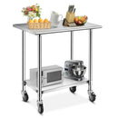 Stainless Steel Commercial Kitchen Prep and Work Table by LJGDeals
