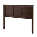 Full Wood Headboard Flat Panel with Pre-drilled Holes and Height Adjustment by LJGDeals