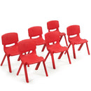 6-pack Kids Plastic Stackable Classroom Chairs by LJGDeals