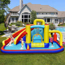 7-in-1 Inflatable Water Slide with 735W Air Blower and Splash Pool by LJGDeals