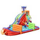 6-in-1 Kids Pirate Ship Water Slide Inflatable Bounce House with Water Guns Without Blower by LJGDeals
