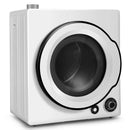 Compact Electric Tumble Laundry Dryer with Stainless Steel Tub-White by LJGDeals