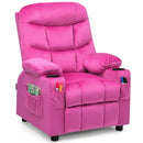 Kids Recliner Chair with Cup Holder and Footrest for Children by LJGDeals