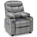 Kids Recliner Chair with Cup Holder and Footrest for Children by LJGDeals