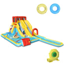 Inflatable Dual Slide Water Park Climbing Bouncer with 735W Air Blower by LJGDeals