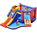 Kids Inflatable Bouncy Castle with Double Slides without Air Blower by LJGDeals