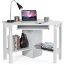 Wooden Study Computer Corner Desk with Drawer by LJGDeals