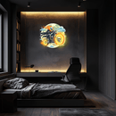 Ghost Driver Neon, Ghost Driver Uv Printing Neon, Ghost Driver Uv Printing Neon Signage, Neon Light, Neon Wall Art, Neon Signage, Neon Light