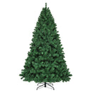 7.5 Feet Pre-Lit Artificial Spruce Christmas Tree with 550 Multicolor Lights for Festival by LJGDeals