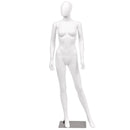 5.8 ft Full Body Female Mannequin Egghead Manikin with Metal Stand by LJGDeals