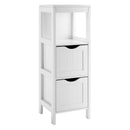 Freestanding Storage Cabinet with 2 Removable Drawers for Bathroom by LJGDeals
