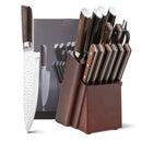 15 Pieces Stainless Steel Knife Set with Ergonomic Handle by LJGDeals