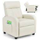 Ergonomic PU Leather Kids Recliner Lounge Sofa for 3-12 Age Group by LJGDeals