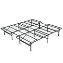 Full/King Size Folding Steel Platform Bed Frame for Kids and Adults by LJGDeals