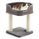 Multi-Level Cat Climbing Tree with Scratching Posts and Large Plush Perch by LJGDeals